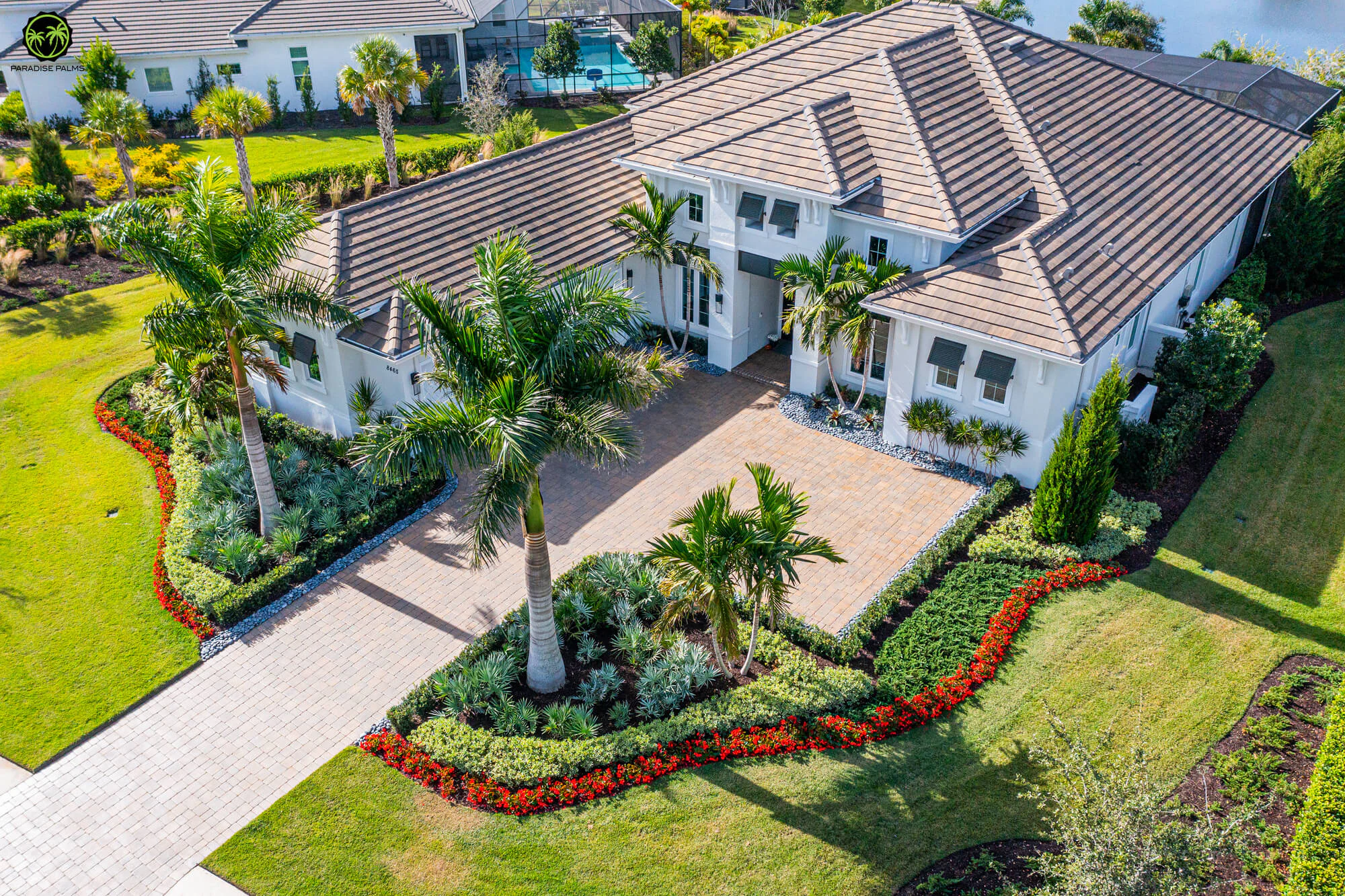 Paradise Palms fleet and landscaping team for Lakewood Ranch landscape projects.